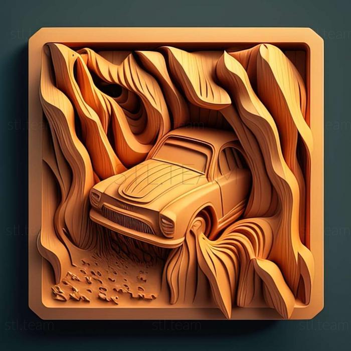 3D model Dangerous Driving game (STL)